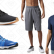 Streetscape Sporty, $40 | Reebok Trainflex, $35 | Workout Ready Basketball Shorts, $11 | Workout Ready Supremium 2.0 Tee, $13